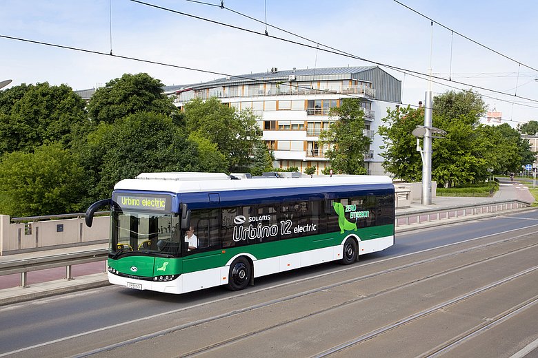 Linienbus mit E-Antrieb