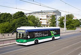Linienbus mit E-Antrieb