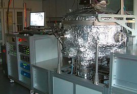 Eine Pouch Zelle im Zentrum für Brennstoffzellentechnik.