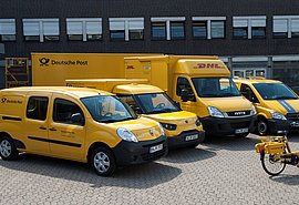 DHL Elektro-Flotte.